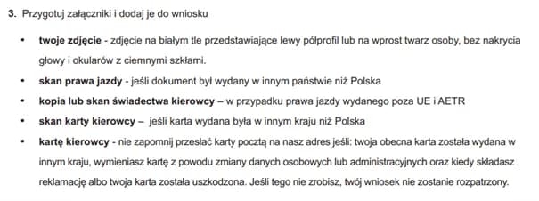 Jakie dokumenty są potrzebne do karty kierowcy w Polsce?